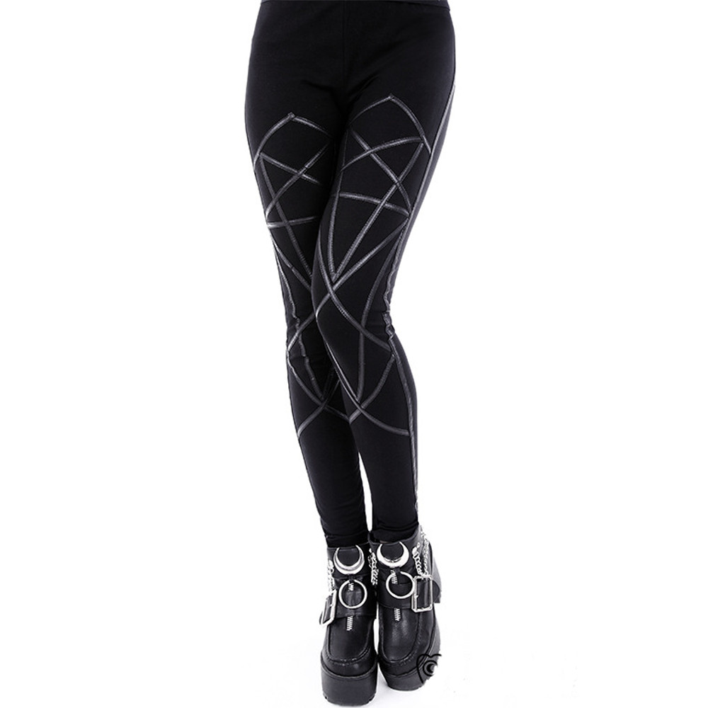 Restyle - Pentagram Leggings - Black